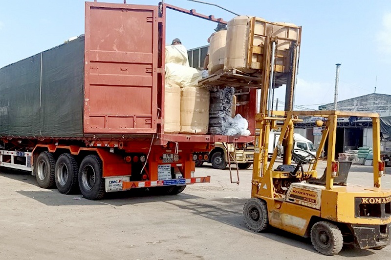 Bao bì giúp quá trình vận chuyển đường trở nên dễ dàng hơn