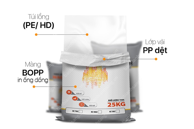 Bao bì pp dệt in ống đồng 